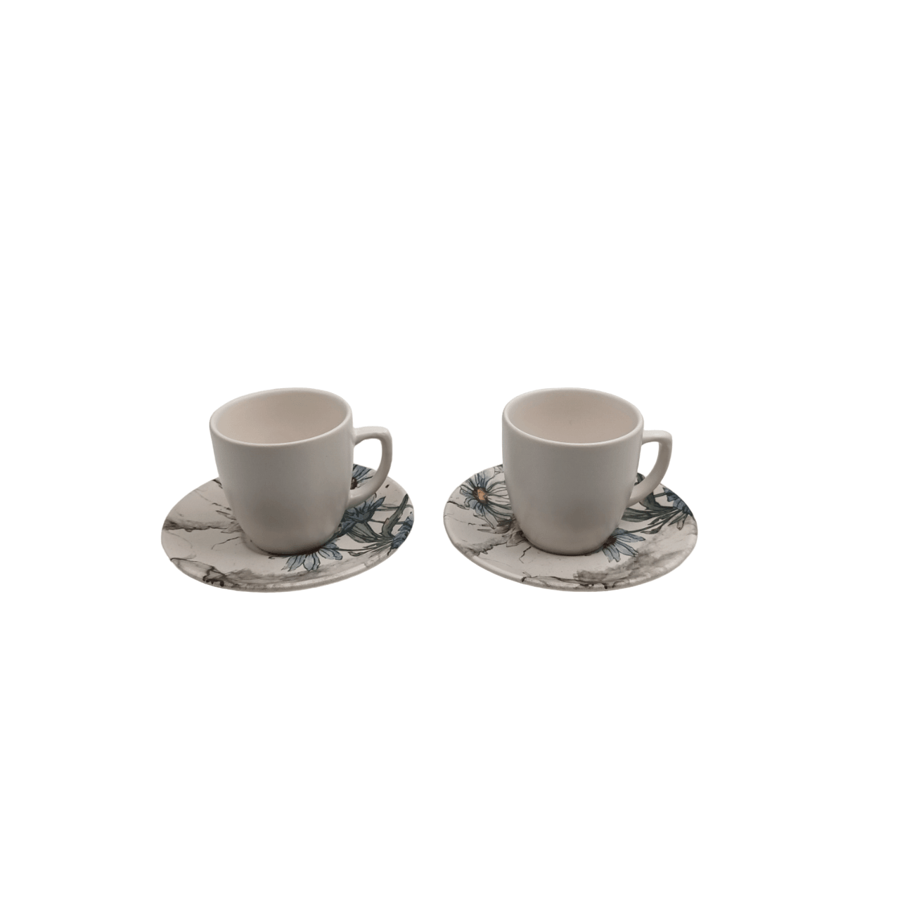 12pc Floral Mini Cup & Saucer Set - Home And Trends