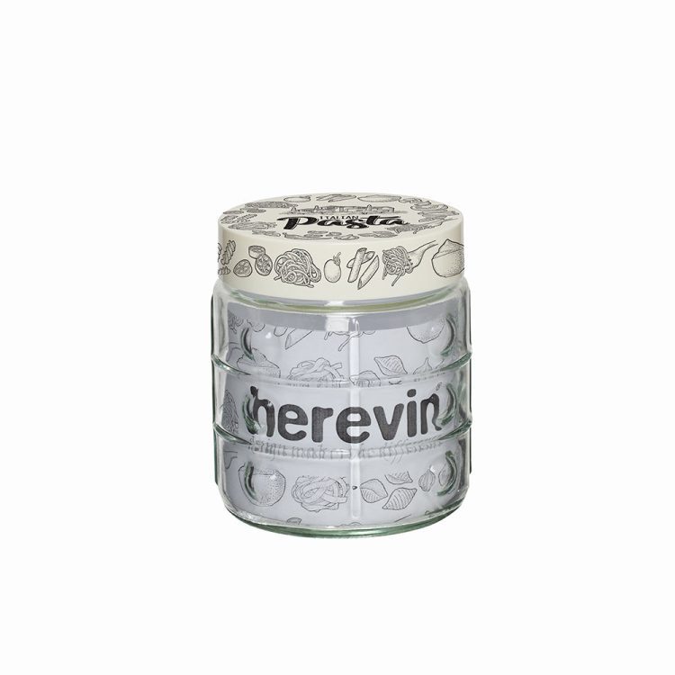 Embossed Canister - Small - Pasta Design