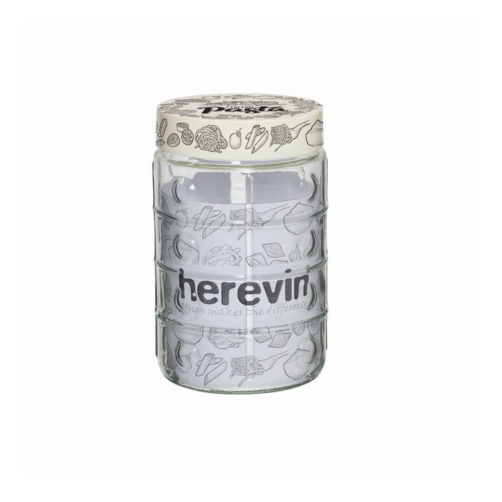 Embossed Canister - Medium- Pasta Design
