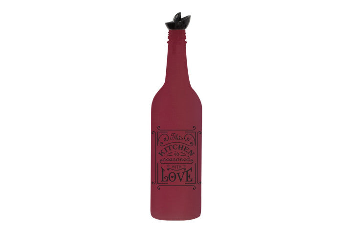 Oil Bottle - Matte Red