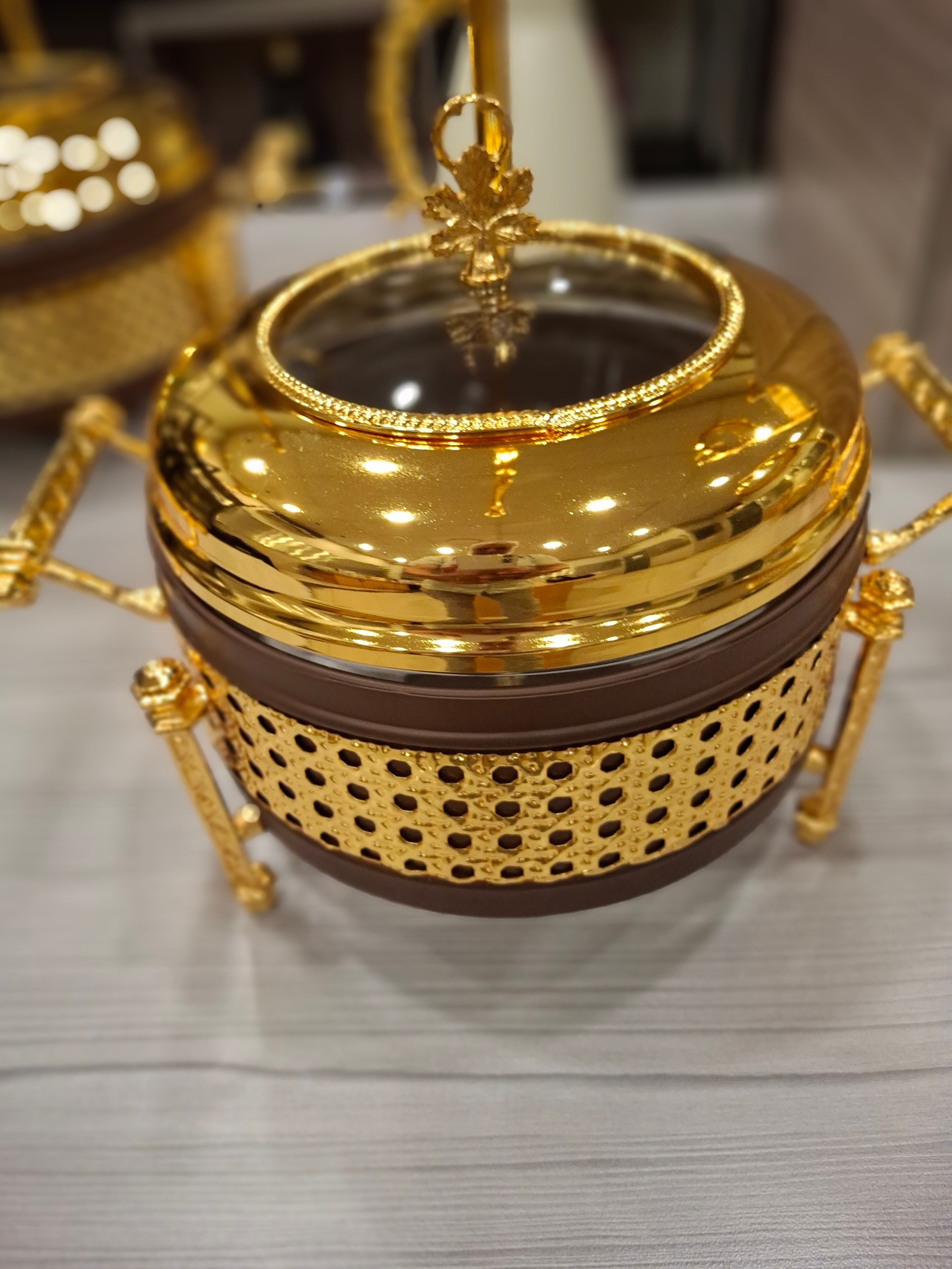 CHAFING DISHES DESIGNER COLLECTION W/FLOATING LID -ROUND COFFEE 1.5L -PROMO OFFER