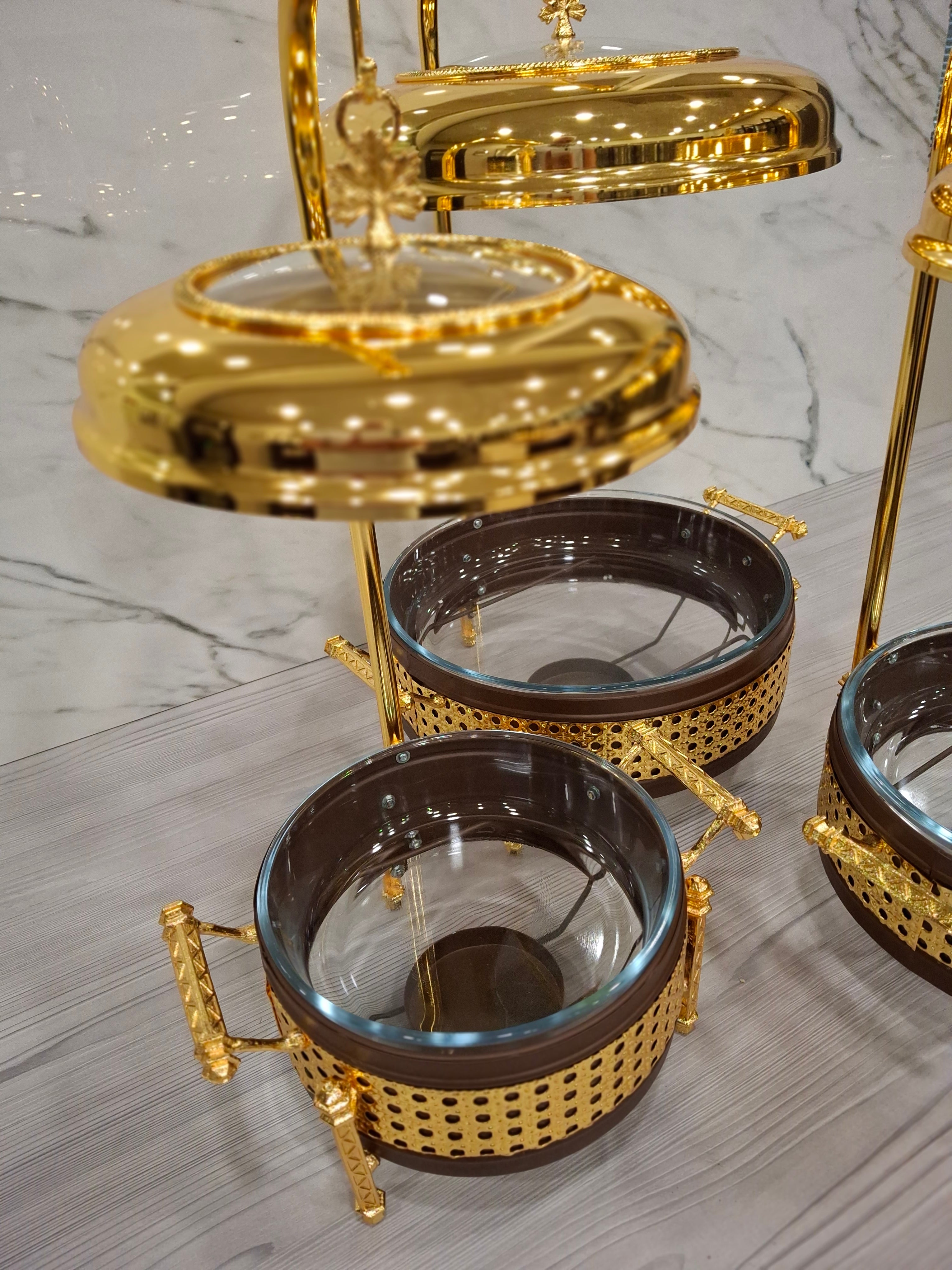 CHAFING DISHES DESIGNER COLLECTION W/FLOATING LID -ROUND COFFEE 1.5L -PROMO OFFER