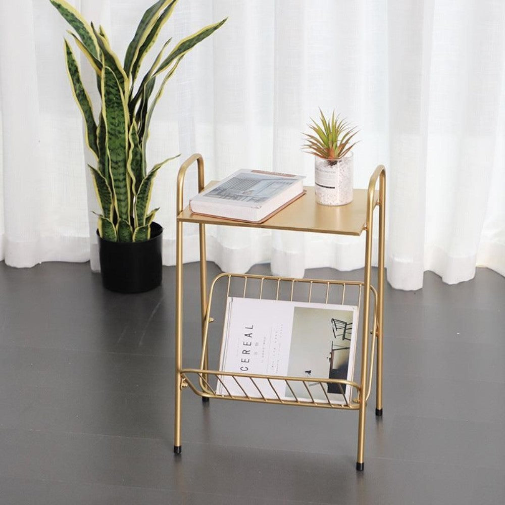Golden Organizer-Magazine Rack