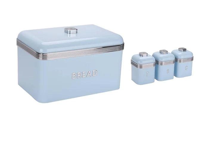 4pc Retro Deluxe Bread Bin & Canister Set - Home And Trends