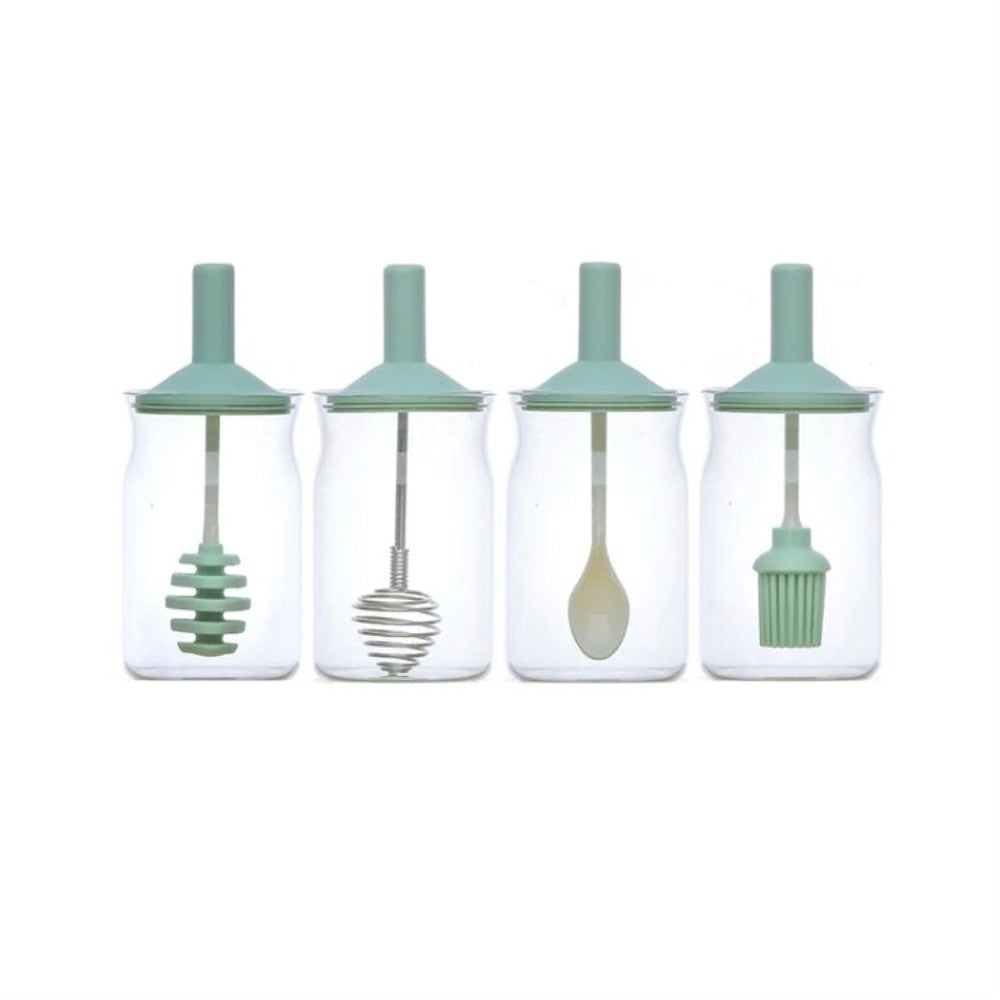 Silicone Honey Dripper Bowl Set