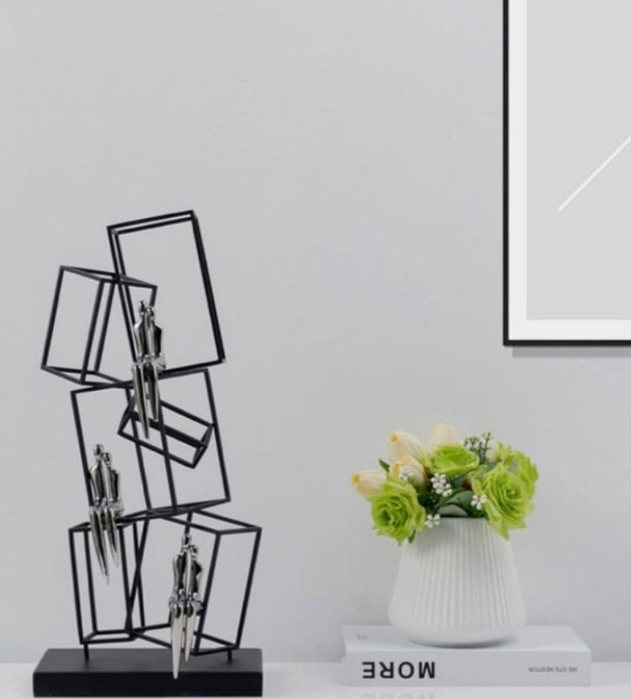 Open Cube' Decorative Piece