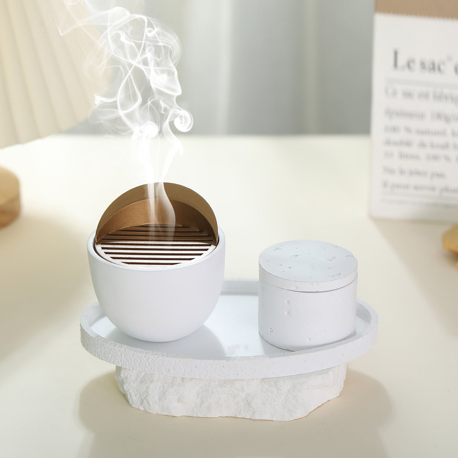 Burner - Modern Round 3pc set gold detail PROMO DEAL !!