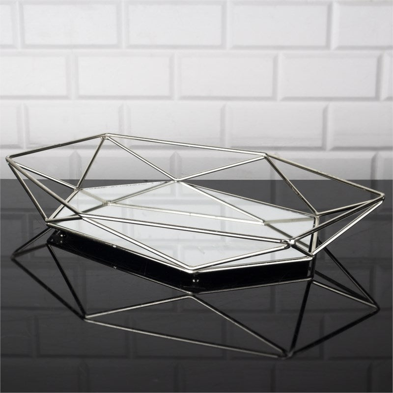 Prism Mirror Tray - Large