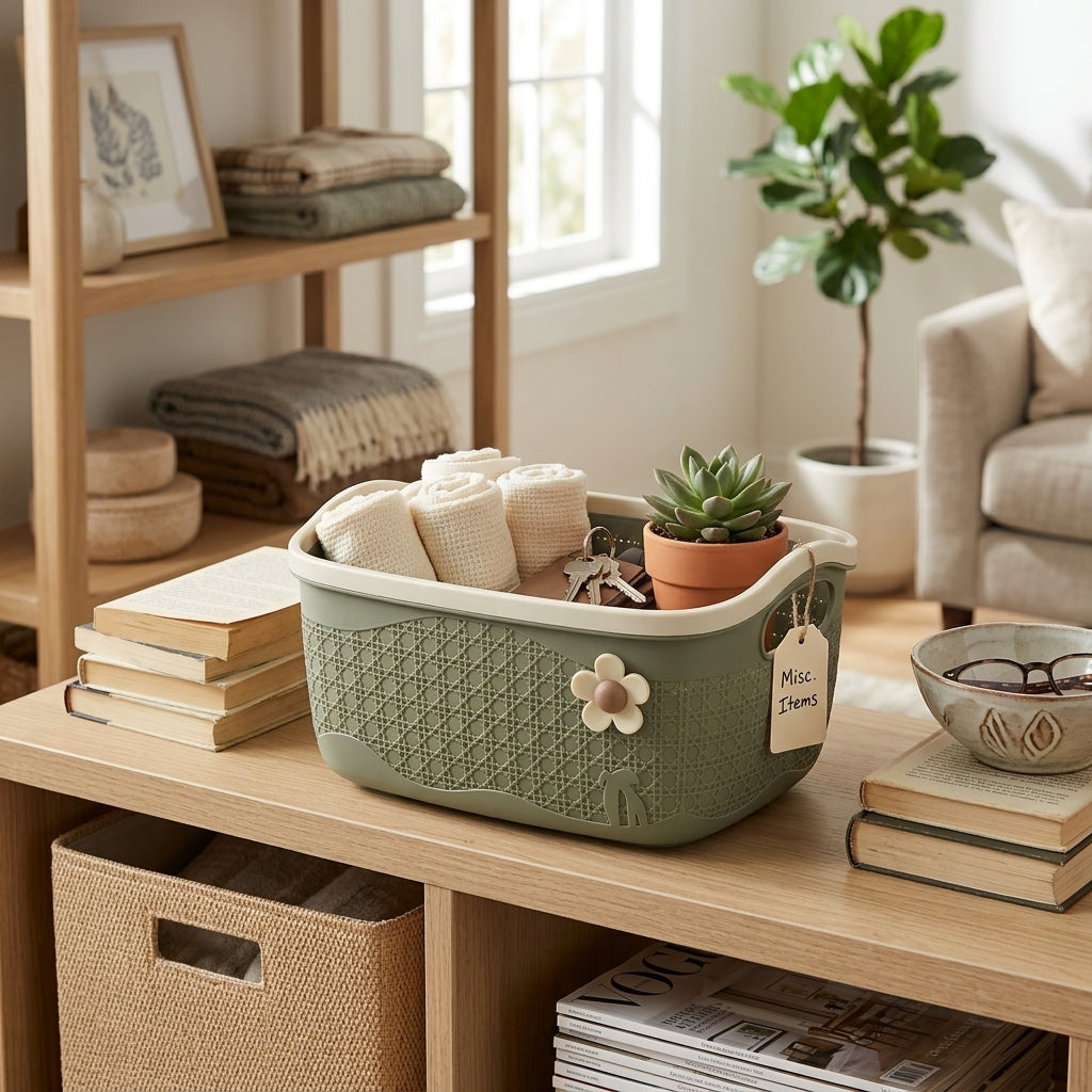 Plastic Storage Basket