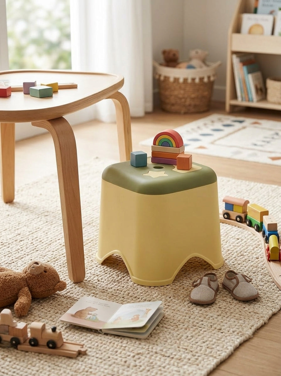 Kids Stool With Star Design