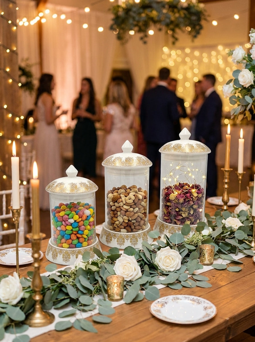 3pc Decorative Jar Set