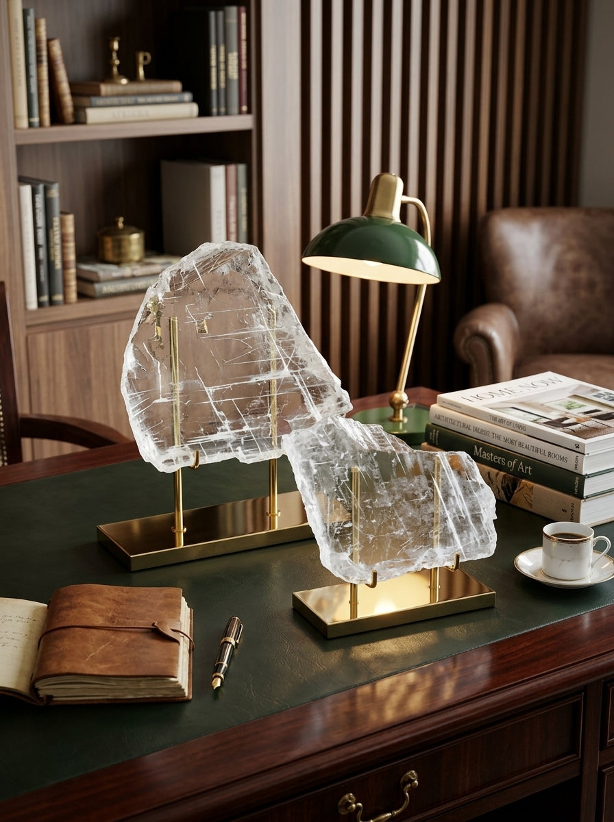 Glass 'Ice Shard' Decorative Piece