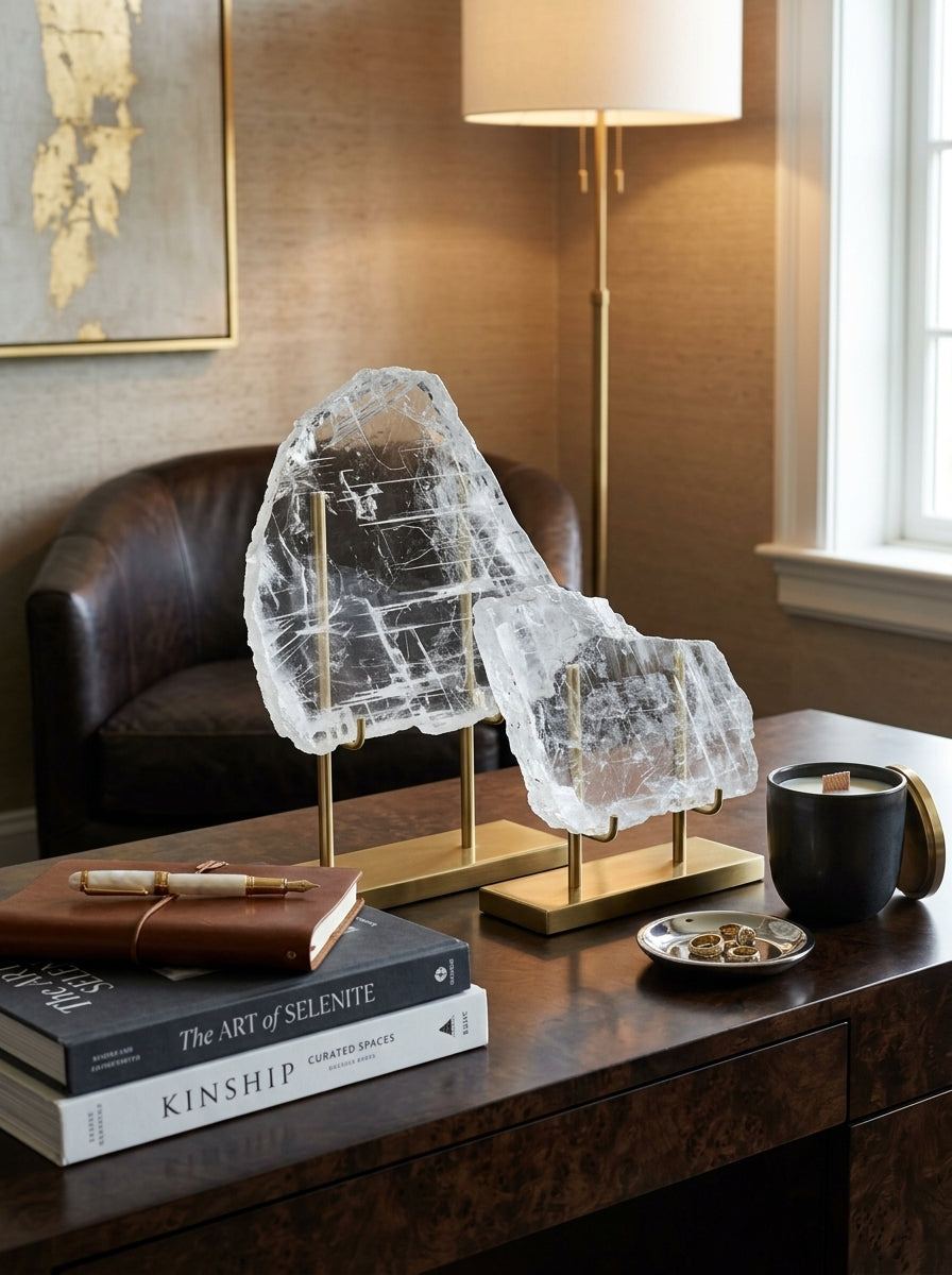 Glass 'Ice Shard' Decorative Piece