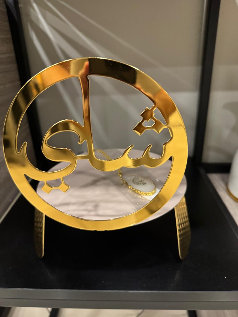 Flask Arabian inspired with intricate floral ornate detailing Set of Two 1l &0.7l