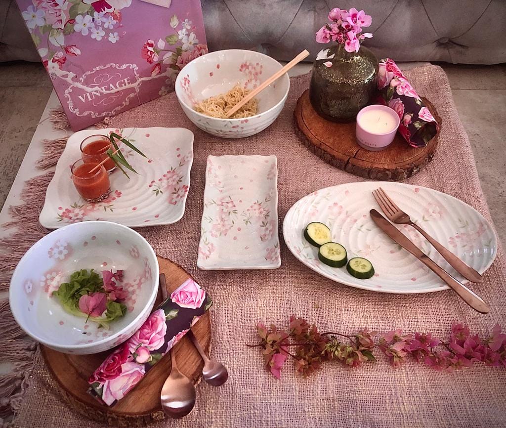Japanese Inspired 'Soft Petal' Serving Bowl - Home And Trends
