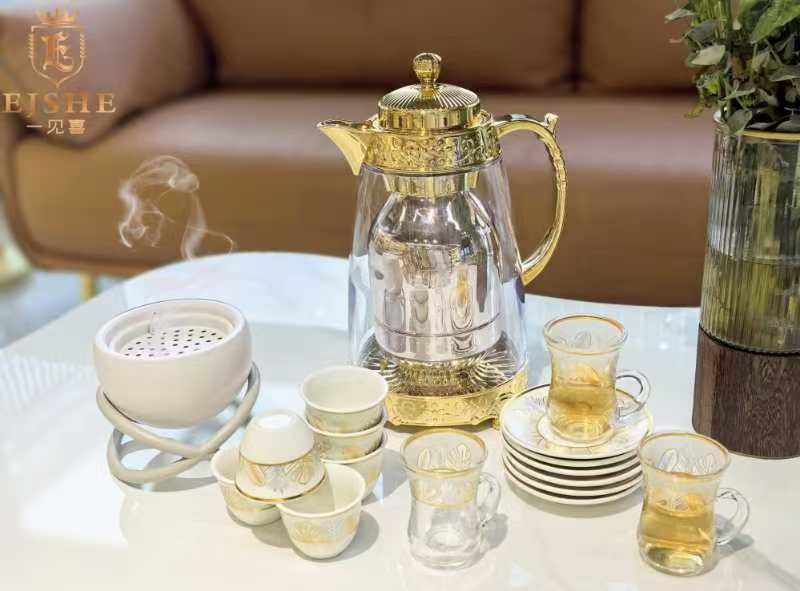 Arabian Designer Flask and 12pc glassware sets - Exclusive Ltd collection