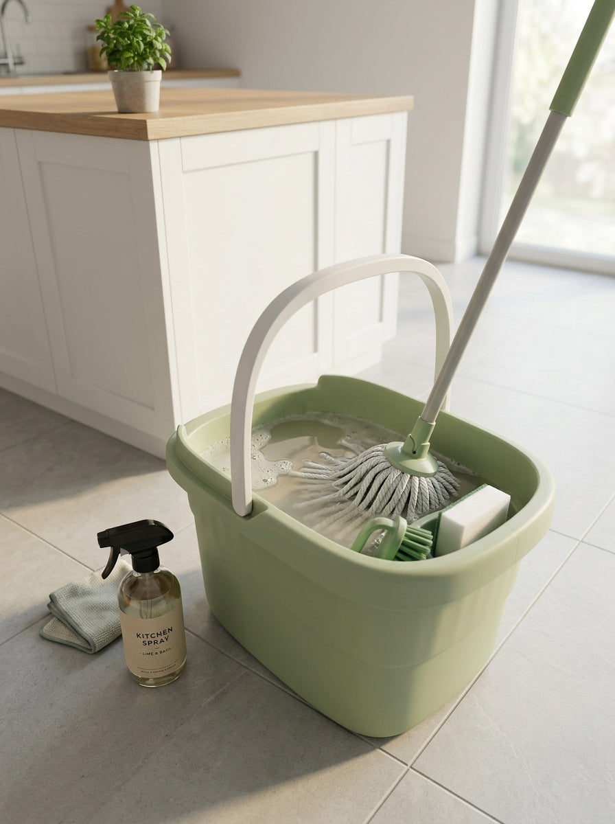 deep rectangular mop bucket