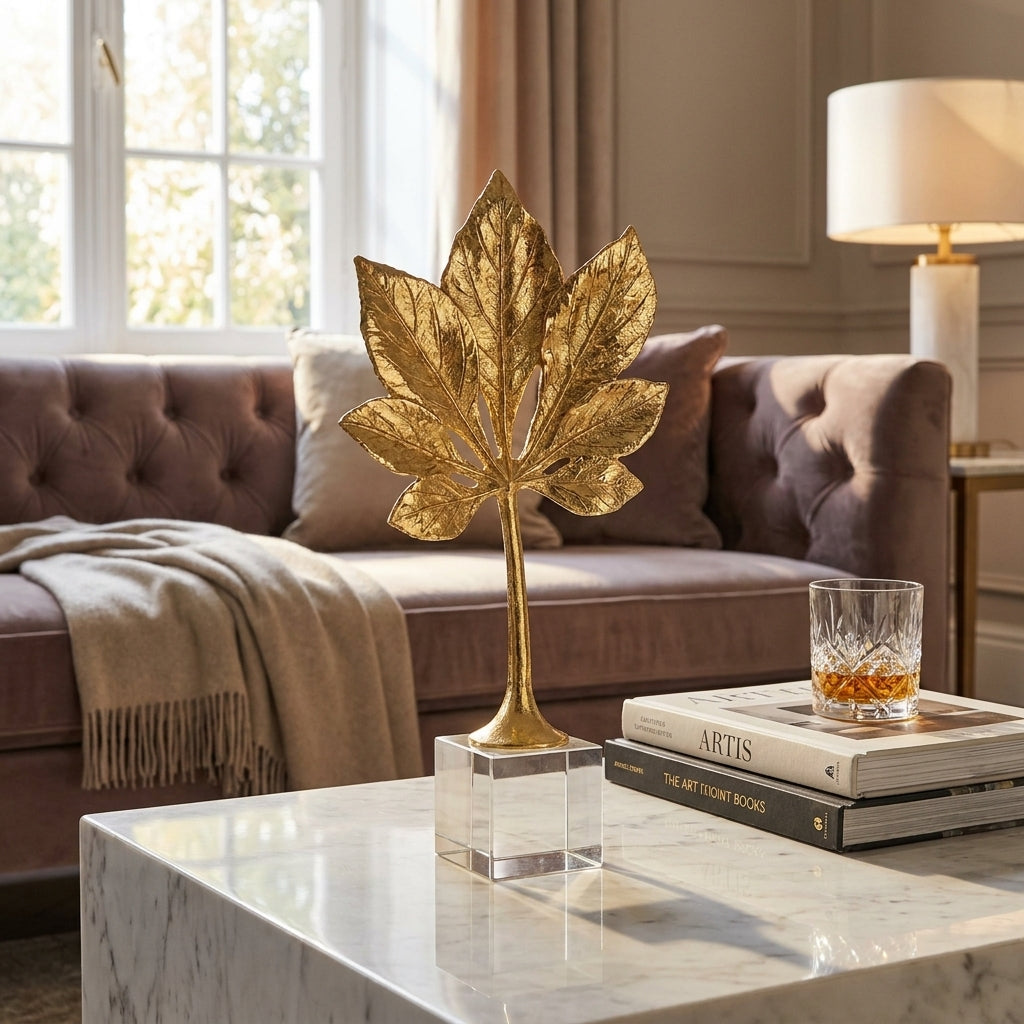25.5cm Leaf Decorative Piece - S