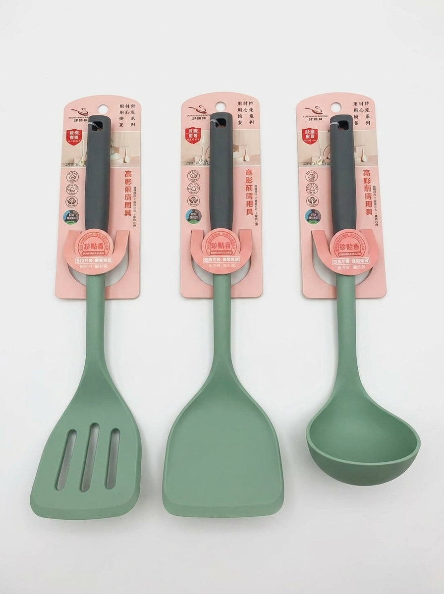 3-Piece Silicone Kitchen Utensil Set