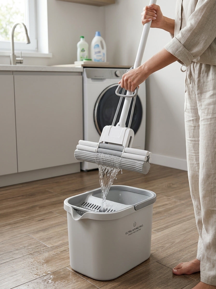 Self-squeezing roller mop Modern design
