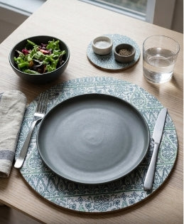 8pcs Cork coaster and placemat set