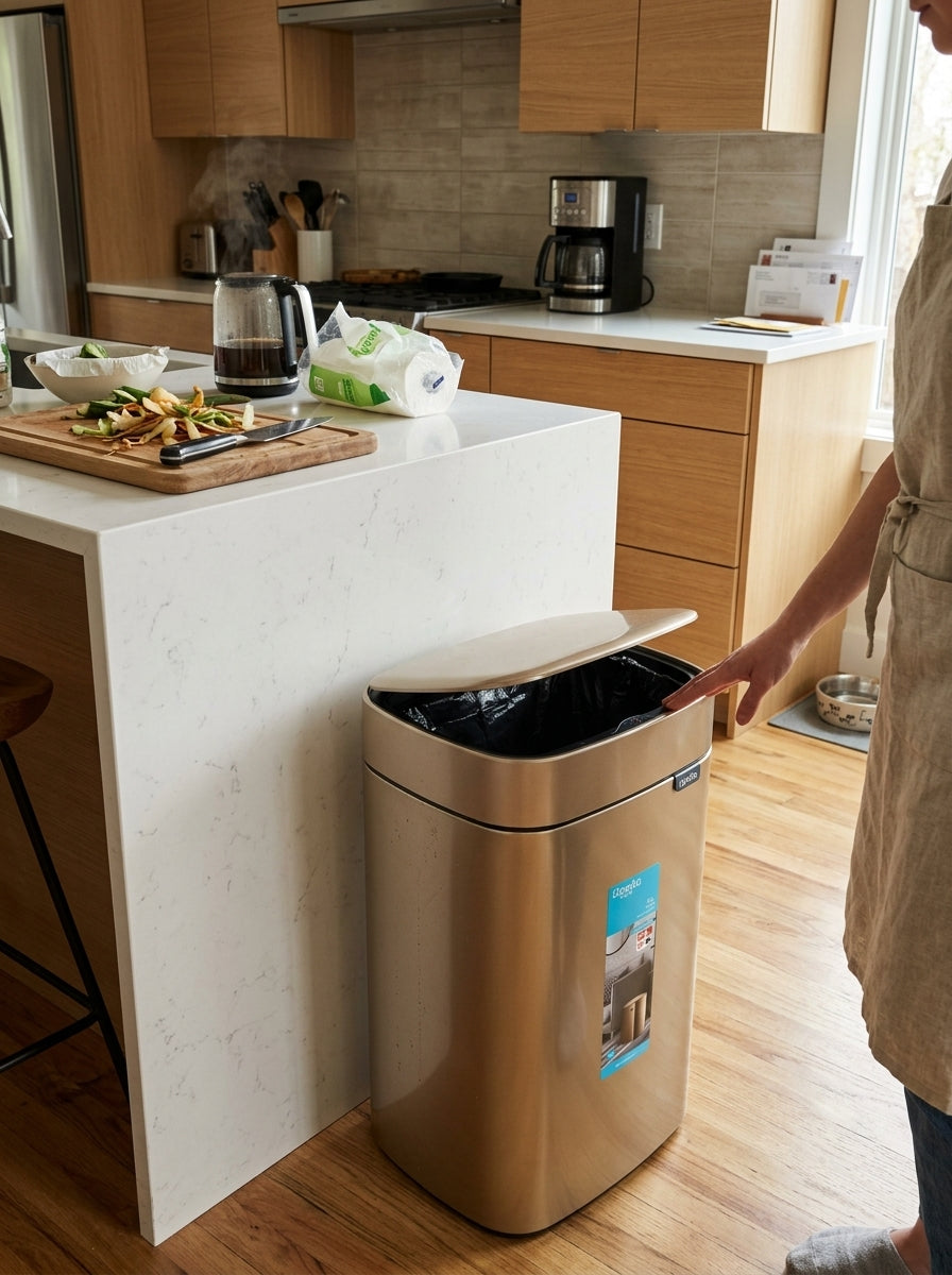 Teza Square Smart Sensor Bin - battery