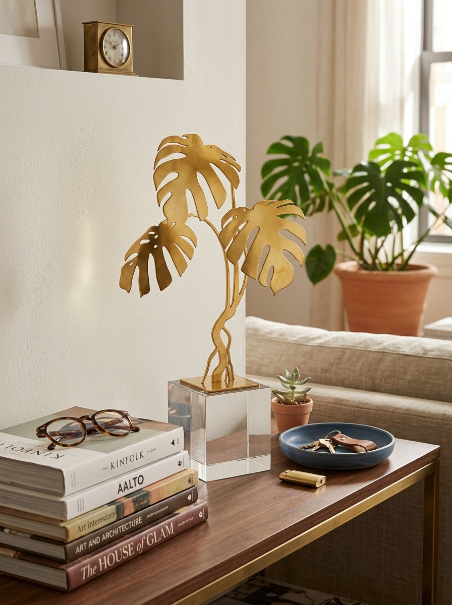 Palm Leaf Decorative Piece