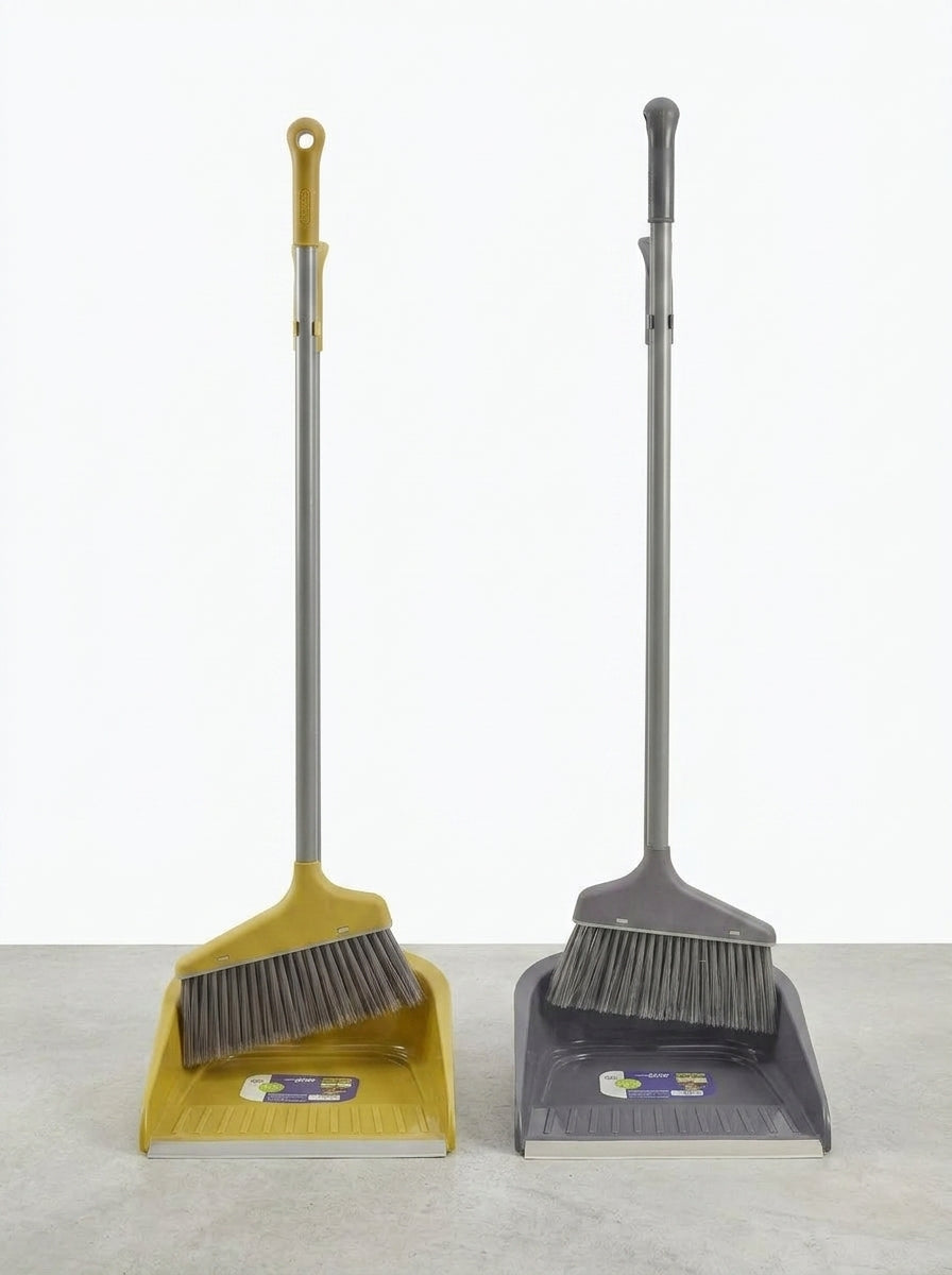 Broom & dust collector set