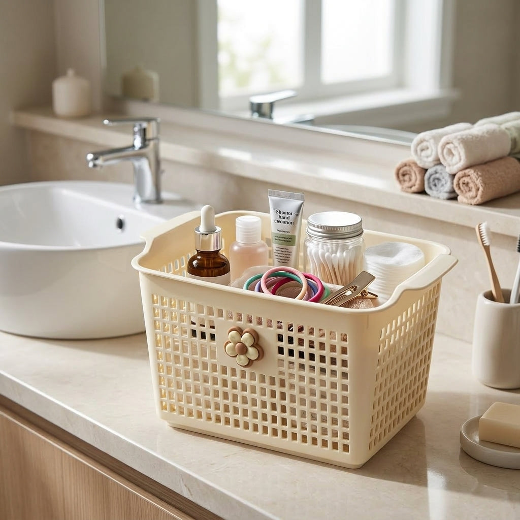 Mini basket-style storage container