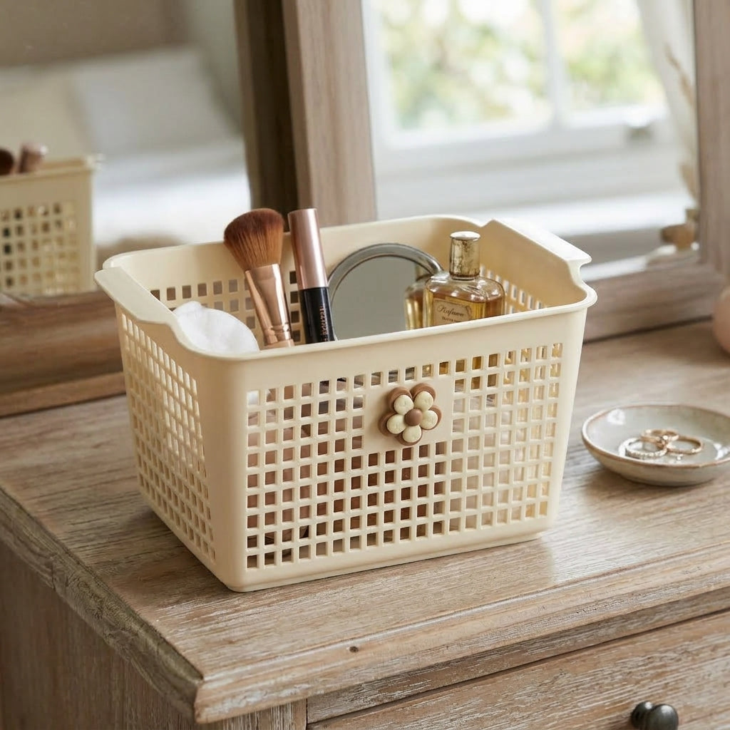 Mini basket-style storage container