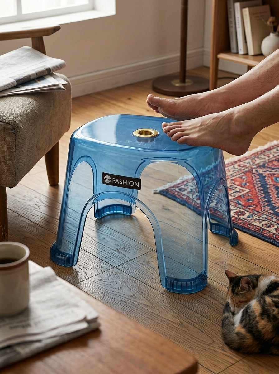 Stylish acrylic stool - The "jelly tot"