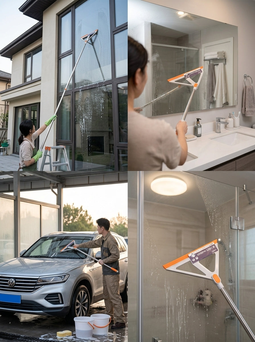 Triangular squeegee