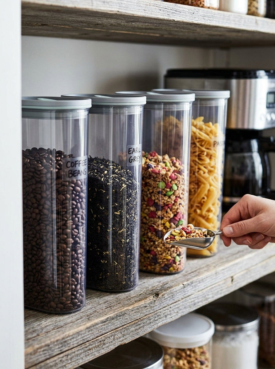 Storage Glass Jar with silicone lid