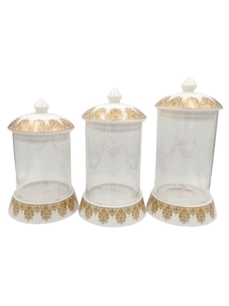 3pc Ornamental Jar Set