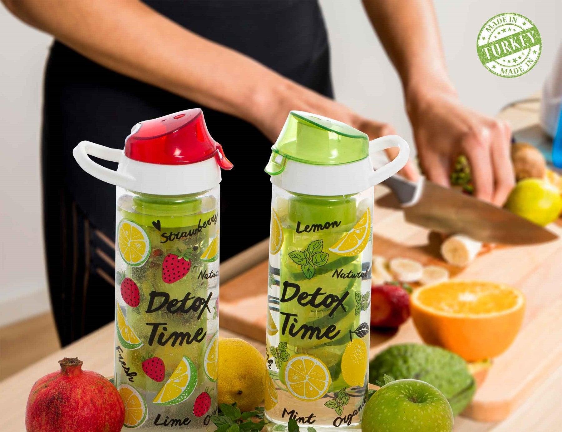 Bottle with Fruit Infuser - Green - Home And Trends