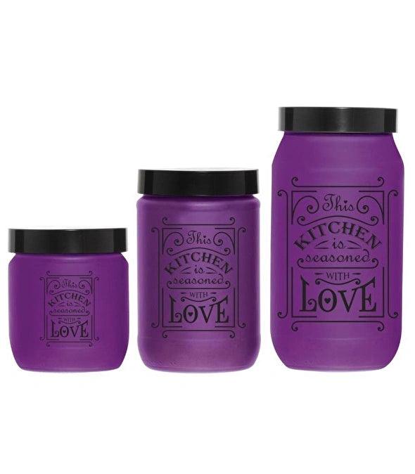 Canister-Small-Purple - Home And Trends