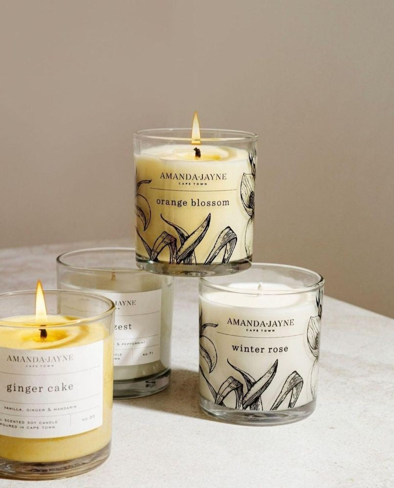 Amanda Jayne Glass Collection Candle