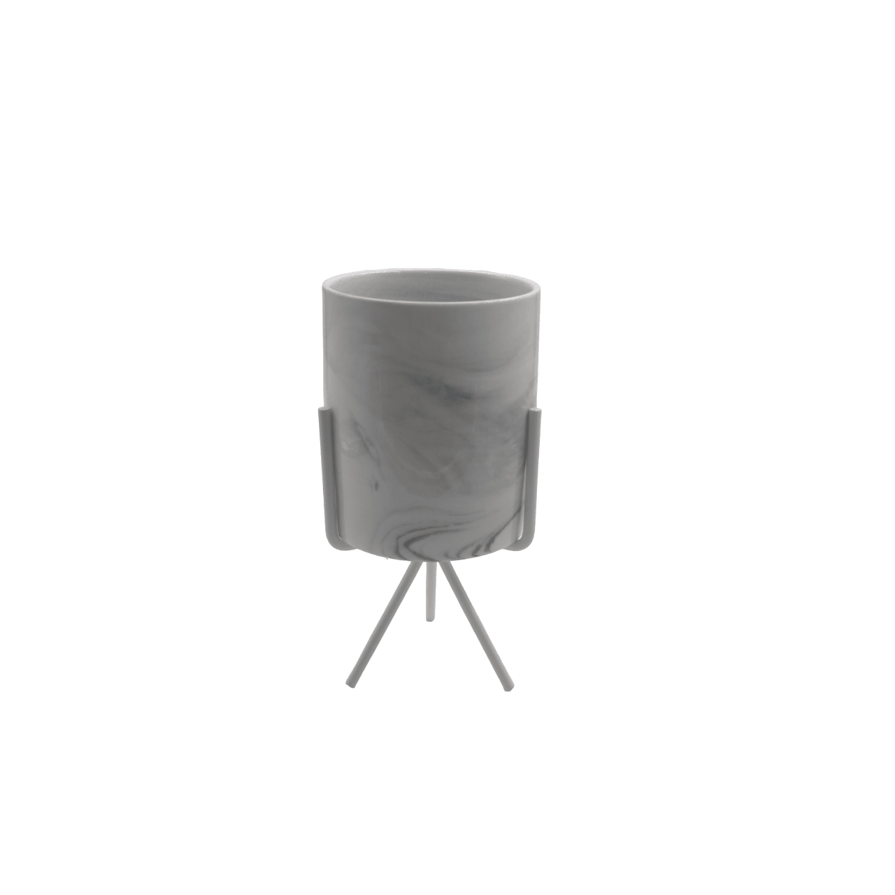 MARBLE MINI PLANTER ON STAND