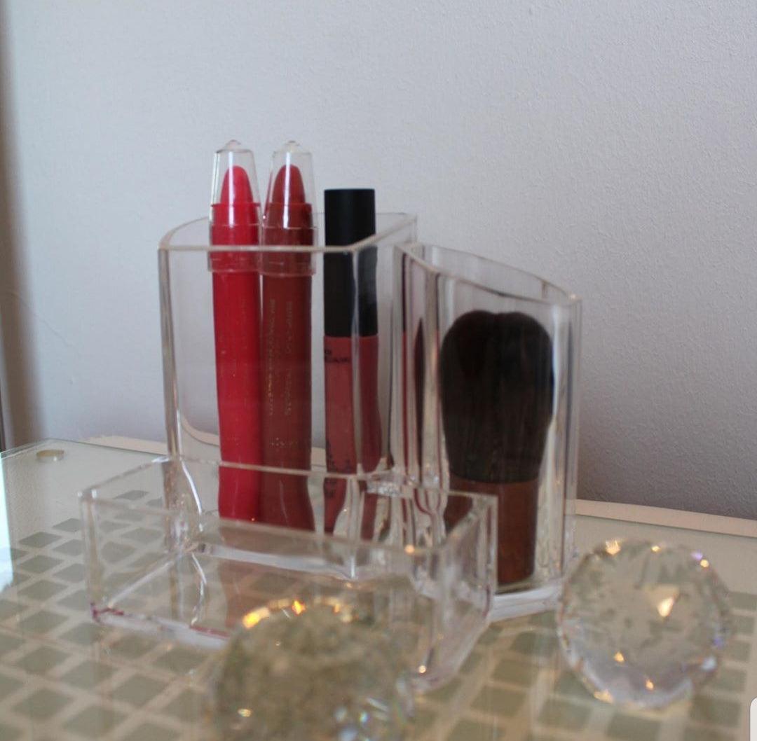 Compact Acrylic Makeup Organiser - Home And Trends