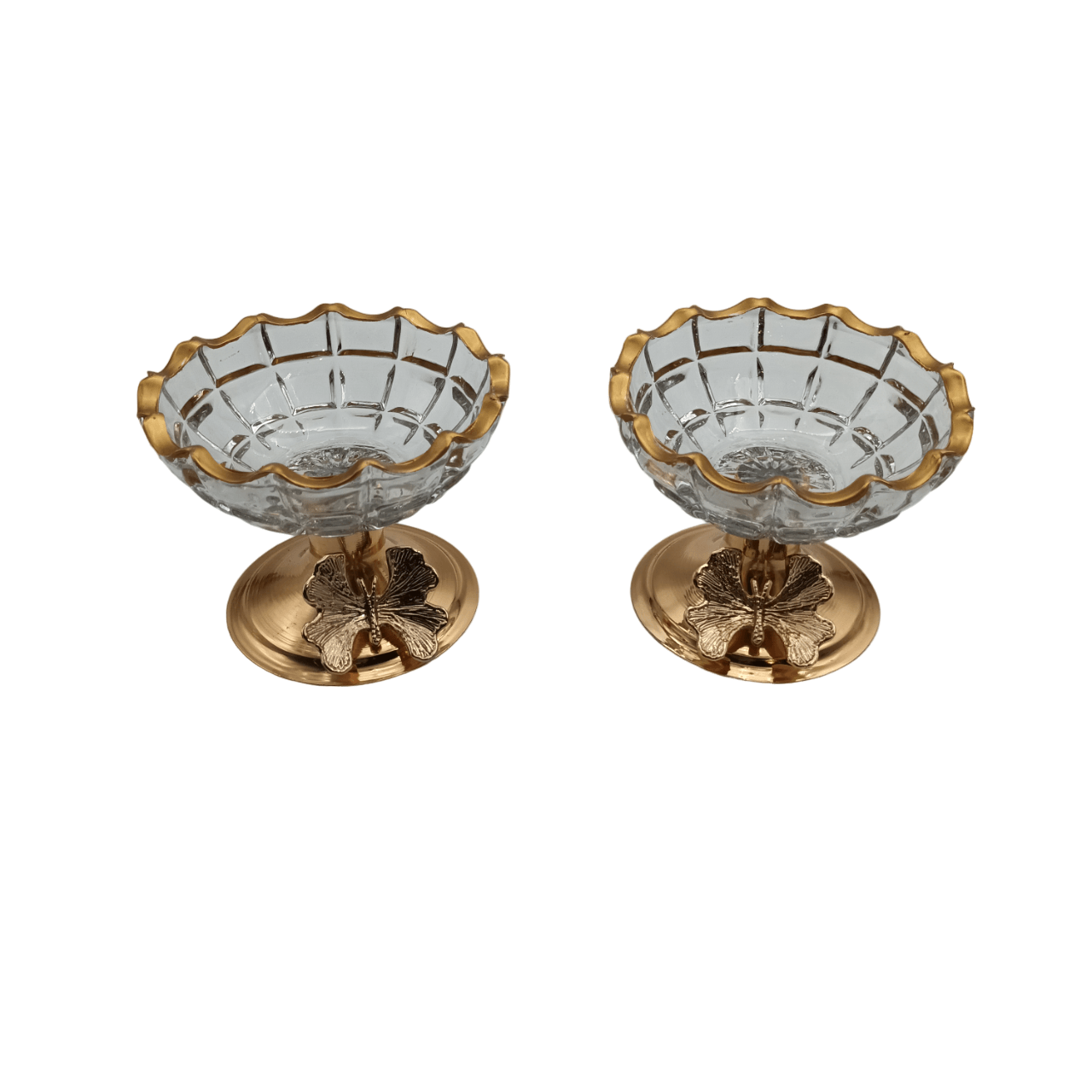 Dessert Bowl with Flower Detail - Set of 6 - Home And Trends