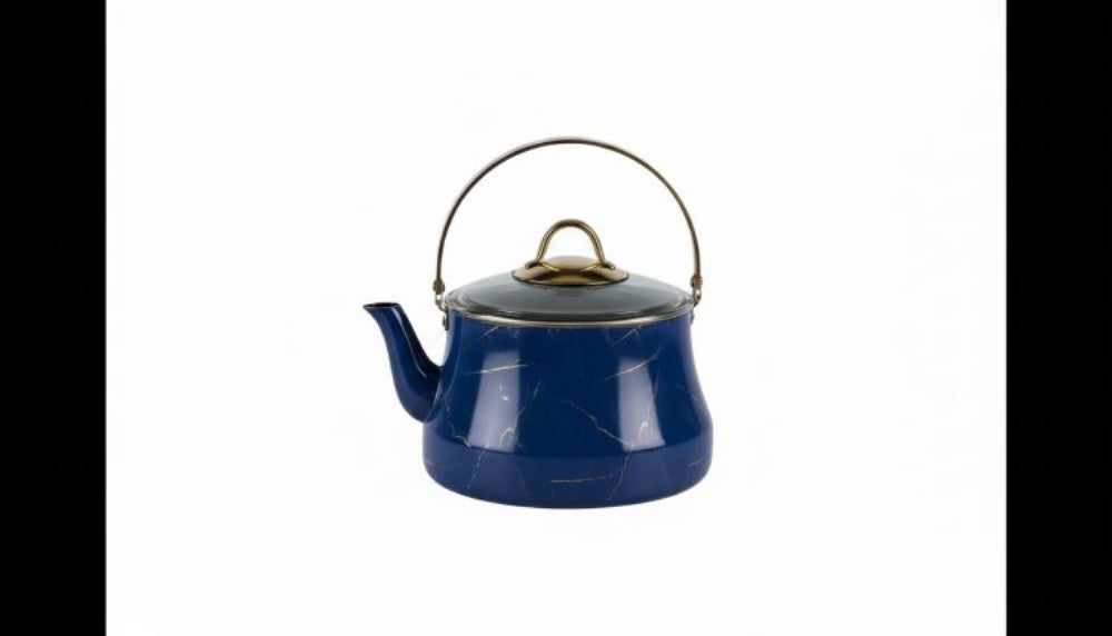 Luxury Marble 2.5L Tea/coffee kettle - Blue