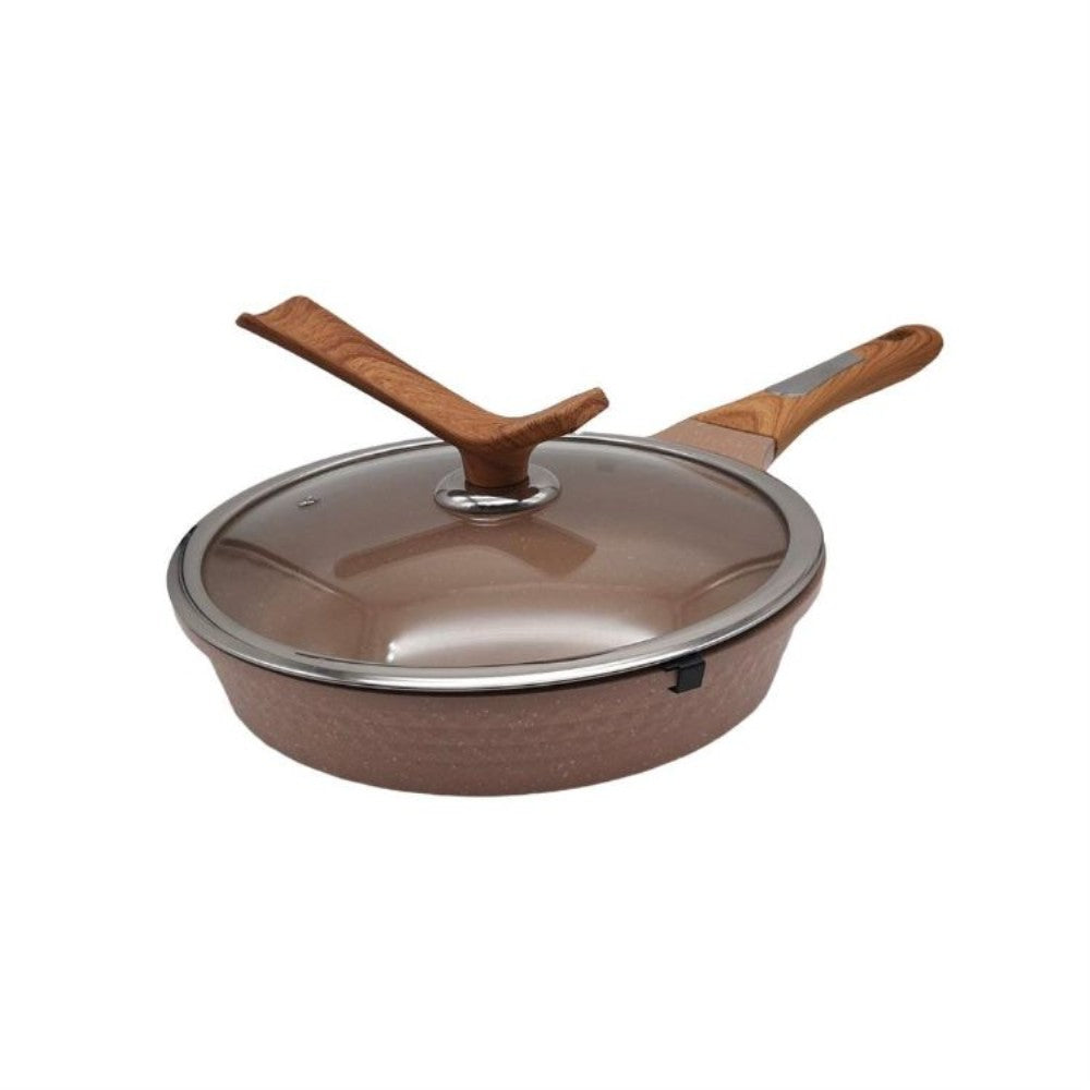 Aluminium Fry Pan - Pink