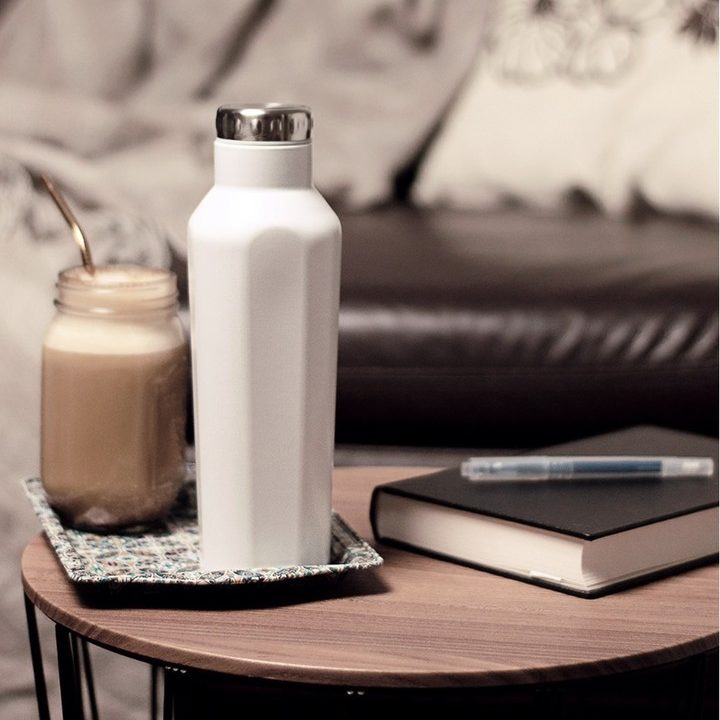 Shaped White Flask