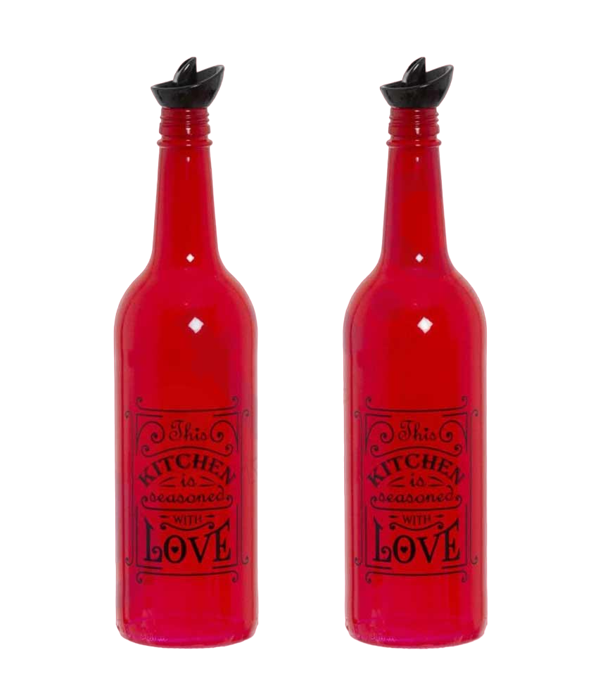 Oil Bottle - Red