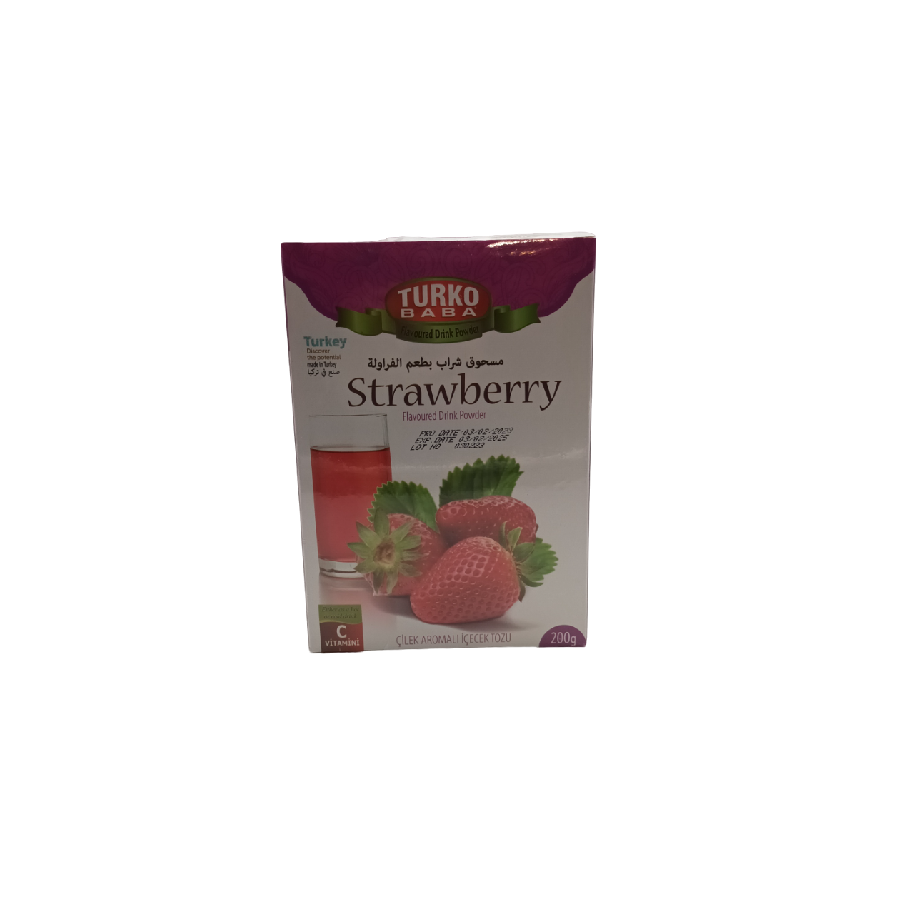 Strawberry Flavored Drink Powder