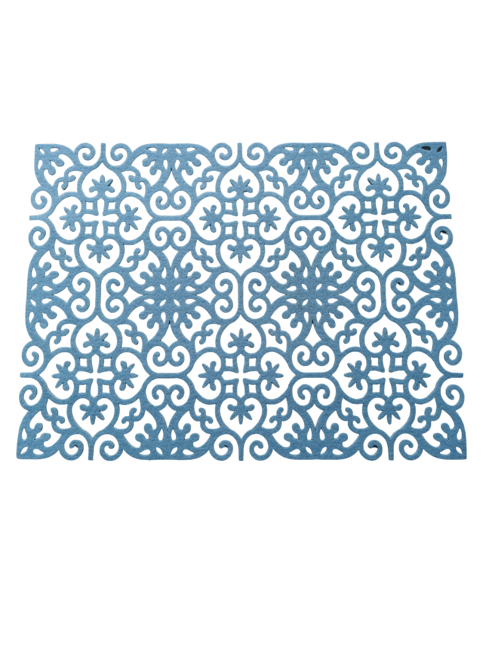 6pk Arabesque Placemat - Light Blue