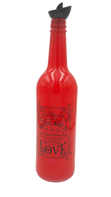 Oil Bottle - Red