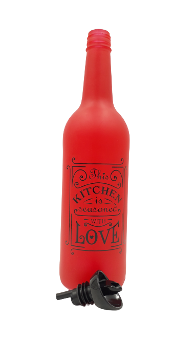 Oil Bottle - Matte Red