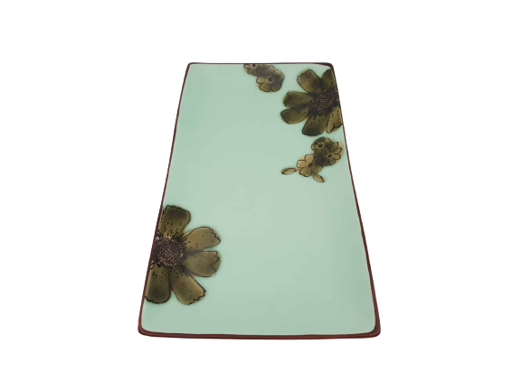 Rectangular Floral Pastel Platters - Home And Trends