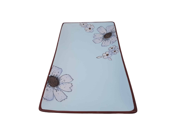 Rectangular Floral Pastel Platters - Home And Trends